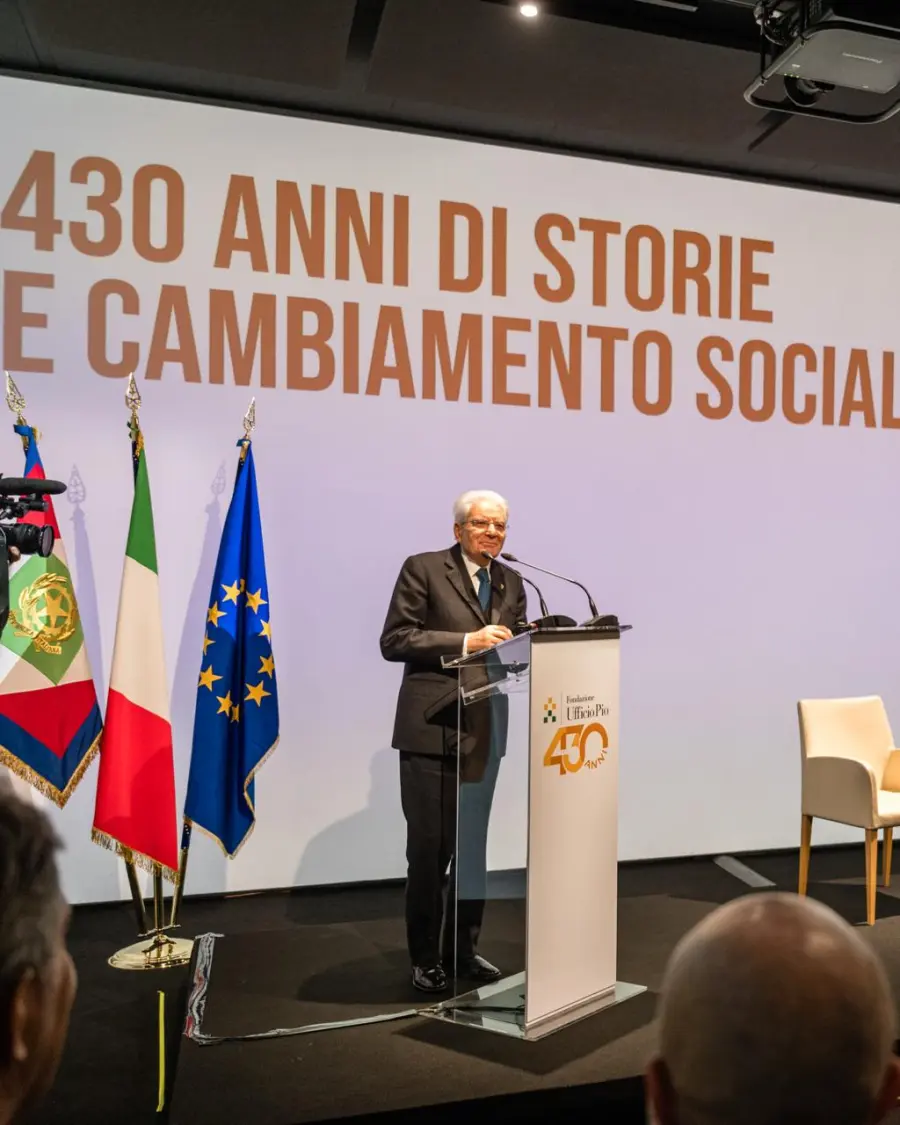 Mattarella ai 430esima anno di Fondazione Ufficio Pio: “Le fragilità cambiano, serve un impegno sociale concreto”