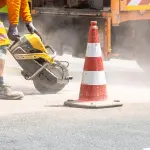 Torino, lavori in corso Moncalieri per il marciapiede